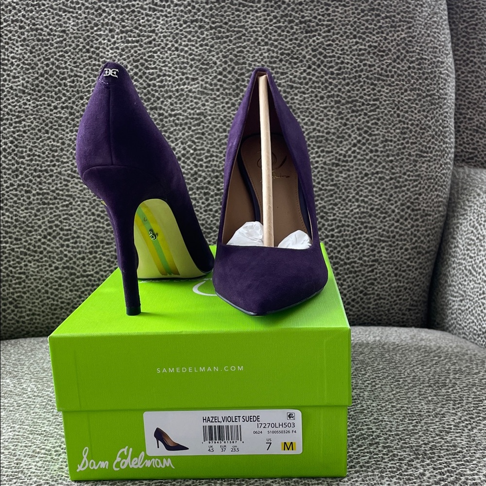 Sam Edelman hazel, violet suede pumps Size 7 M